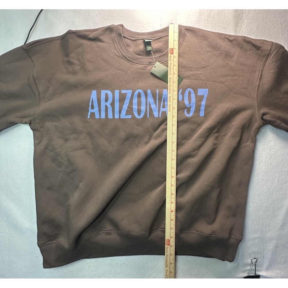 Wild Fable, Brown, Long Sleeve Sweatshirt, Size Large - Picture 5 of 6